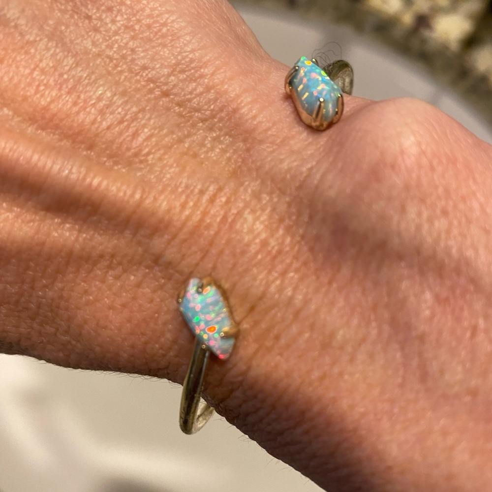 Kendra Scott Opal Translucent Stone Cuff Bracelet - image 7